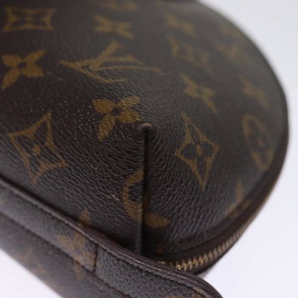LOUIS VUITTON Monogram Trousse Demi Ronde Cosmetic Pouch M47520 LV Auth 76034 - Picture 16 of 16